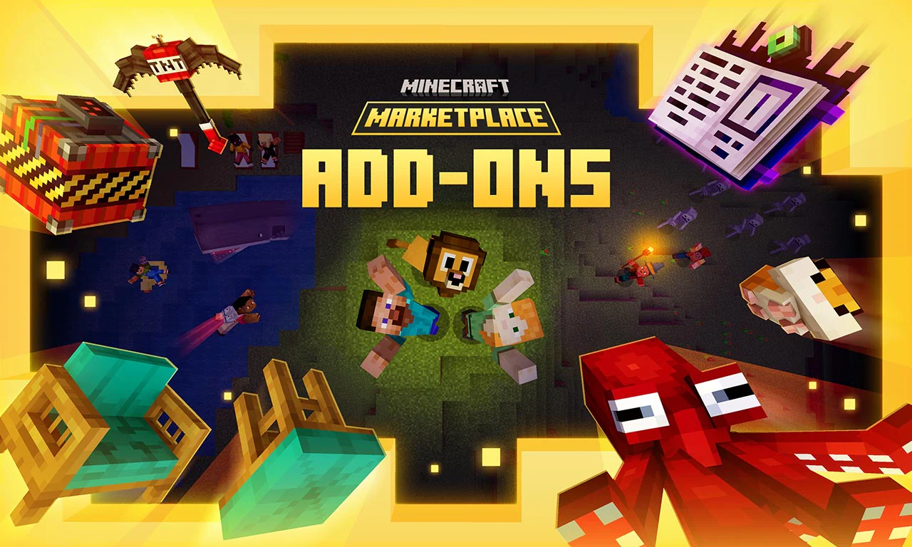 Minecraft Bedrock Add-Ons with custom blocks, items, and activities